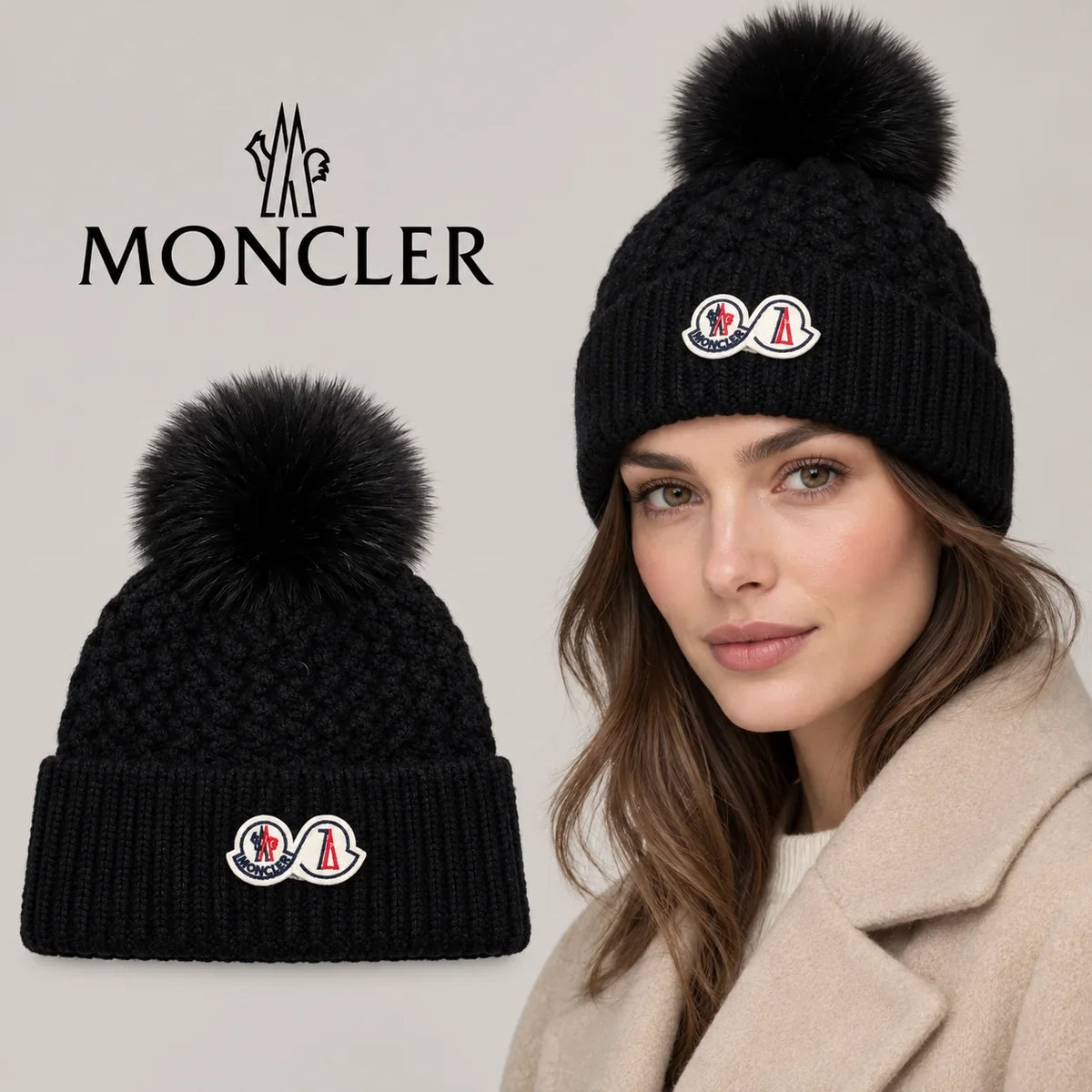 Moncler Knit Beanie - image 1
