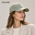 Celine baseball cap worn by an adult female model
