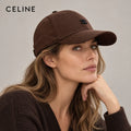 Celine baseball cap worn by an adult female model