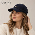 Celine baseball cap worn by an adult female model