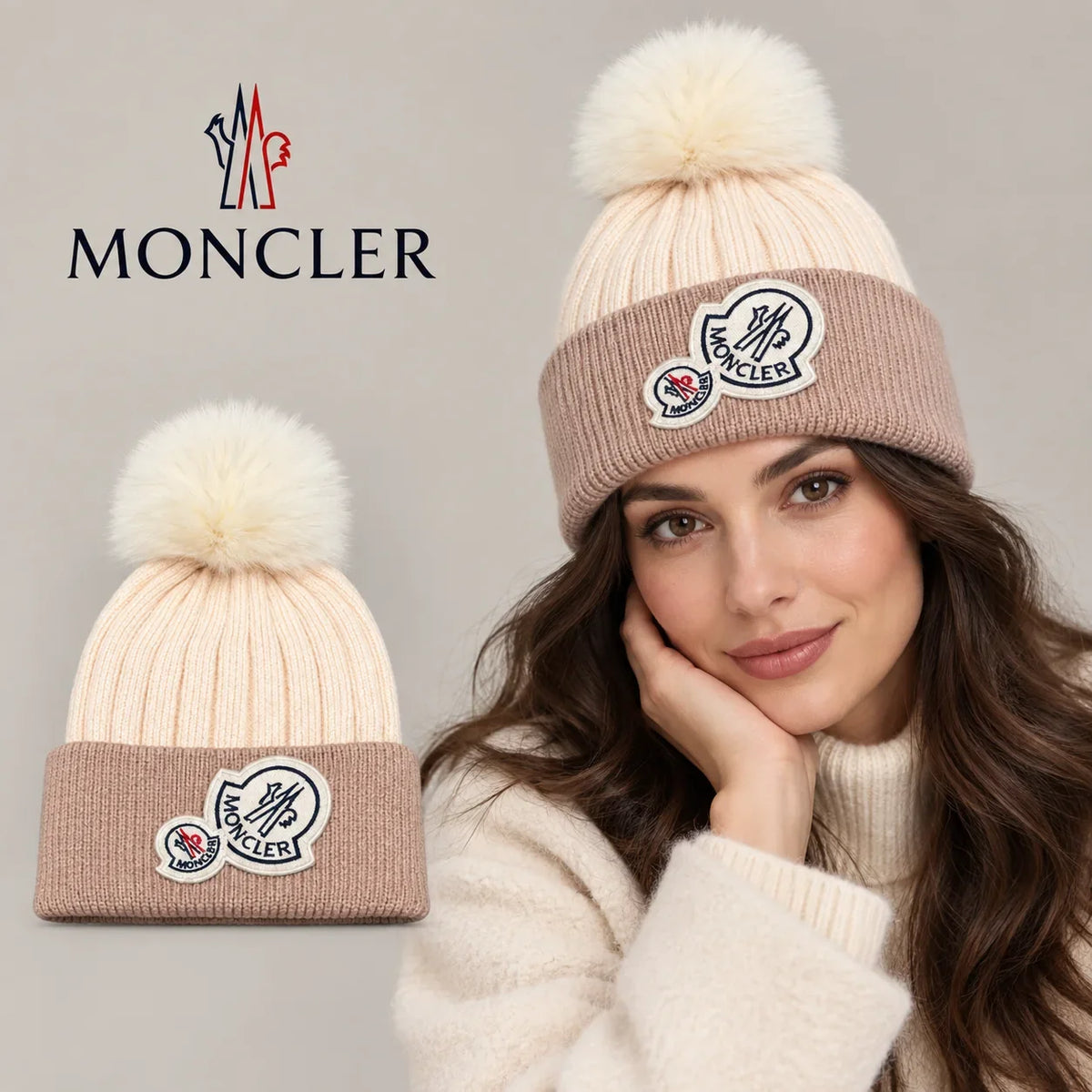 Moncler Knit Beanie - image 1