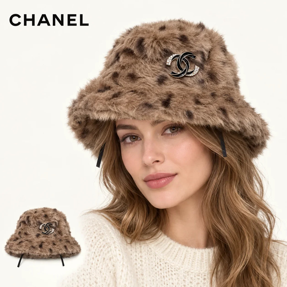 Chanel Plush Bucket Hat - image 1