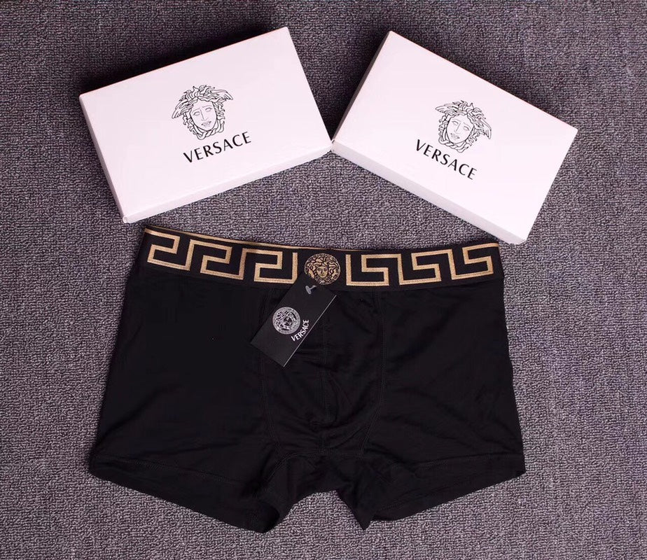 Versace gold patterned waist boxer briefs - view 2