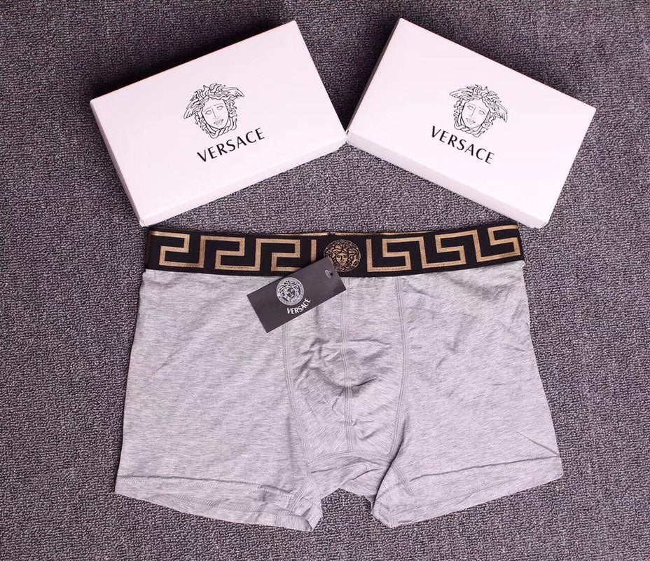 Versace gold patterned waist boxer briefs - view 5