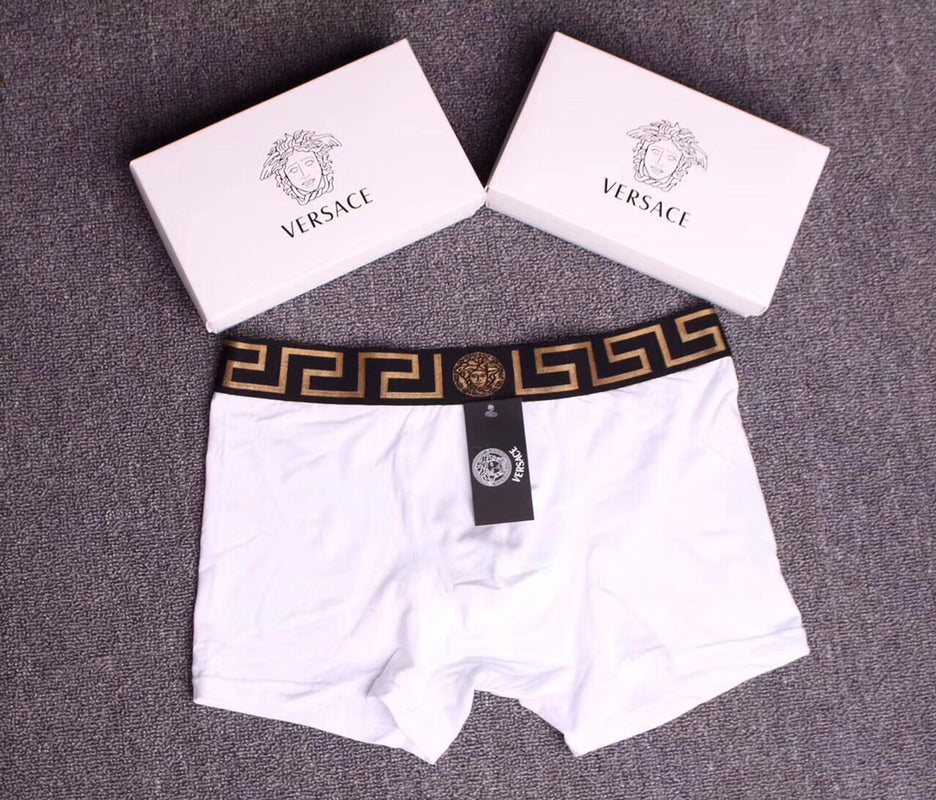 Versace gold patterned waist boxer briefs - view 3