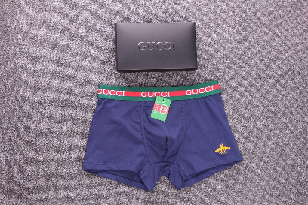 Gucci Boxed Underwear - wide red-green lettered waistbands - image 6