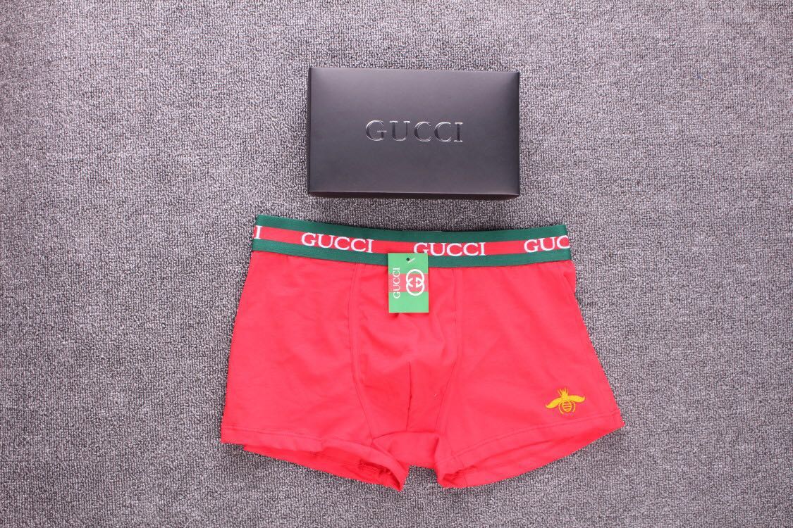 Gucci Boxed Underwear - wide red-green lettered waistbands - image 8
