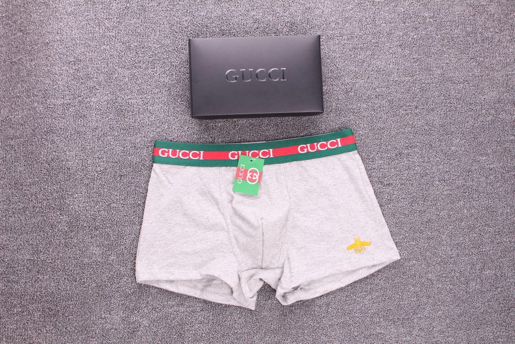 Gucci Boxed Underwear - wide red-green lettered waistbands - image 7