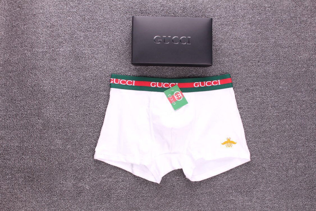 Gucci Boxed Underwear - wide red-green lettered waistbands - image 5