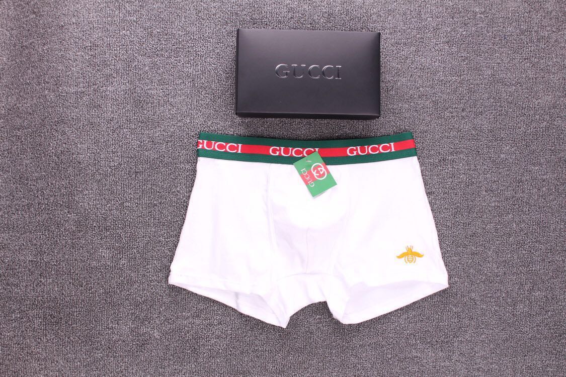 Gucci Boxed Underwear - wide red-green lettered waistbands - image 5