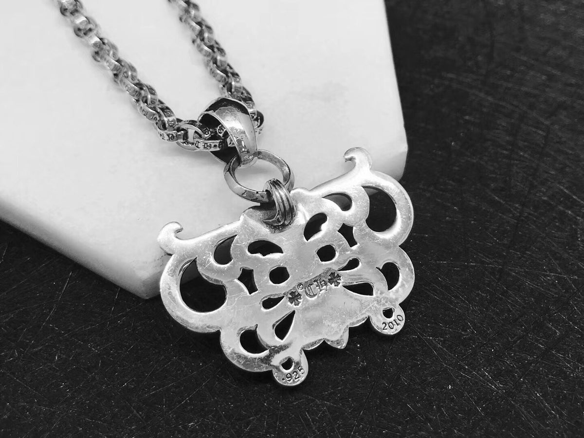 Chrome Hearts Orchid Motif Pendant Necklace - album image 3
