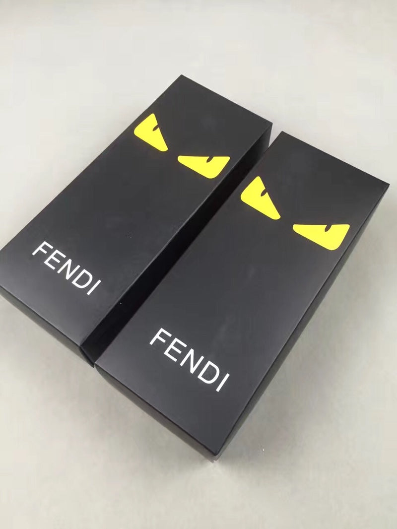 Fendi contrast monster eyes ankle socks - view 2