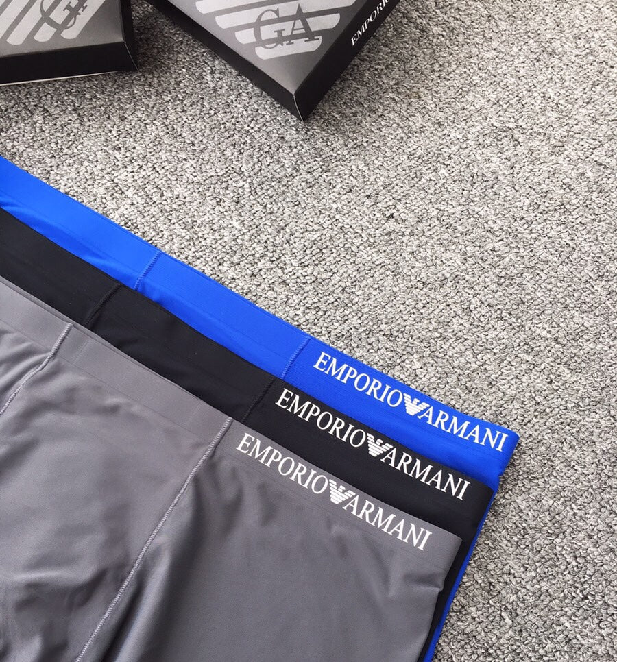 Armani Plain Wordmark Boxer Briefs - Box of Three Pieces - image 9