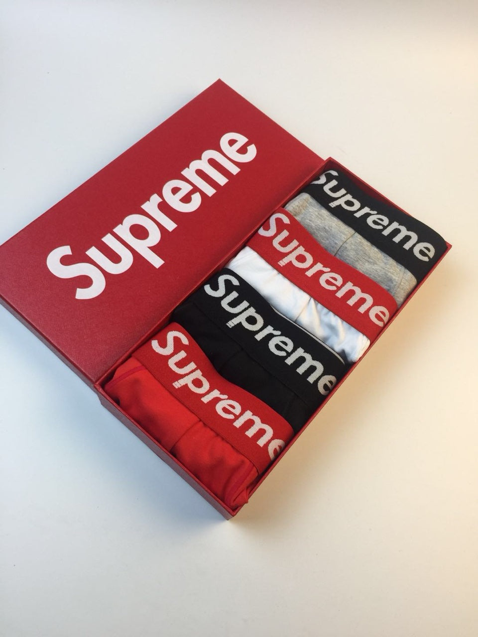Supreme Black Logo Waistband Briefs, image 6