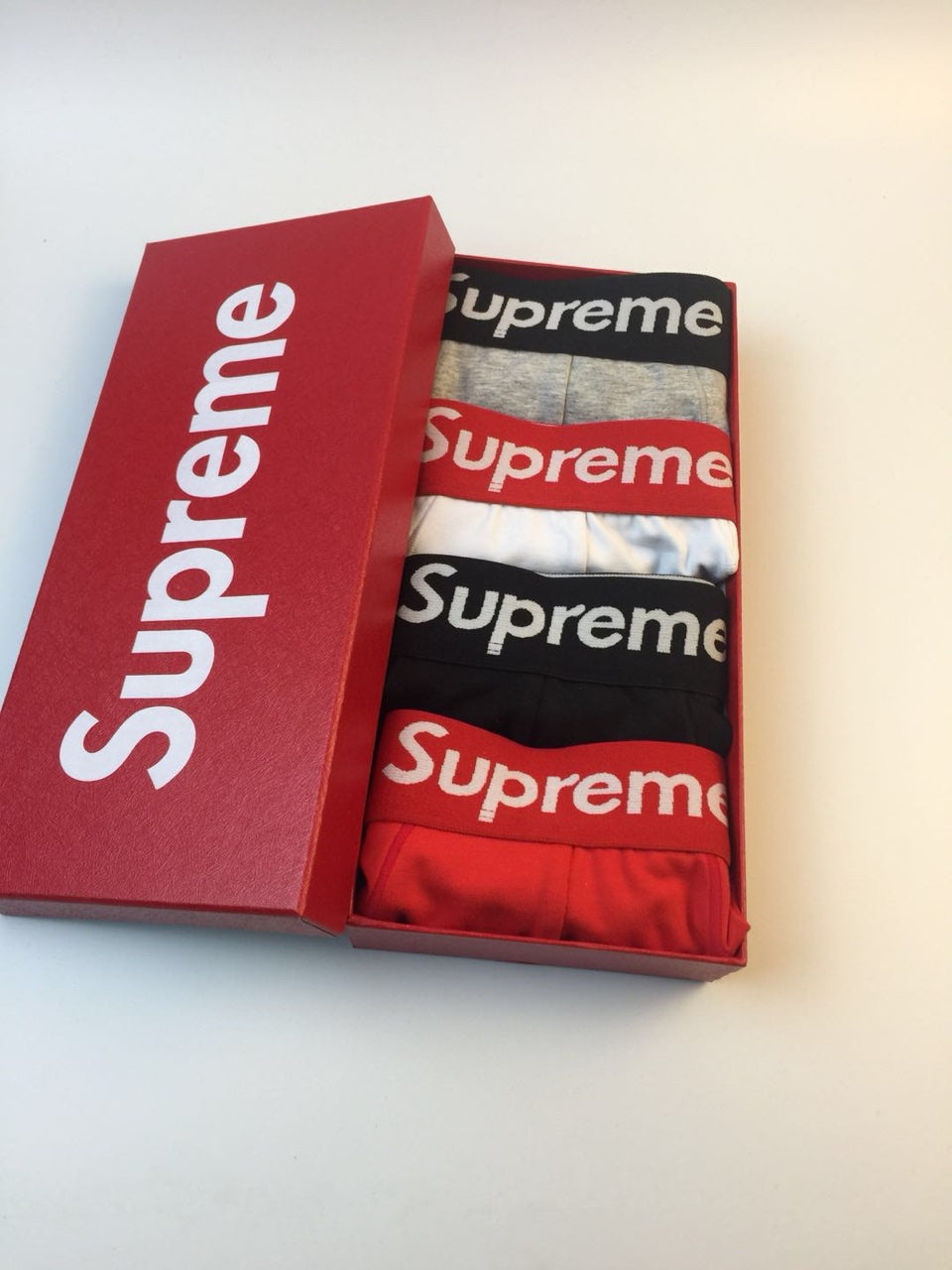 Supreme Black Logo Waistband Briefs, image 7