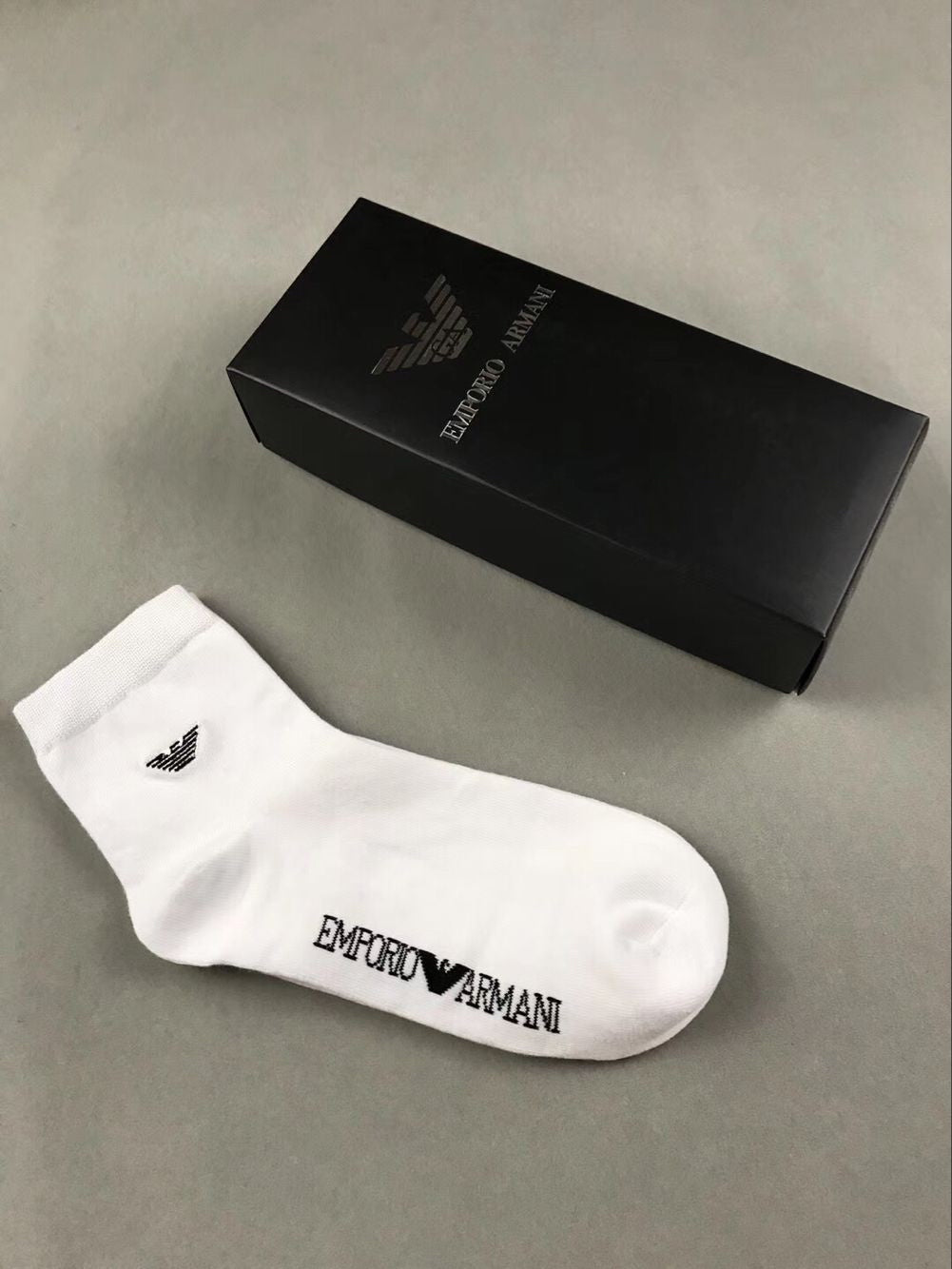 Armani Minimal Eagle Ankle Socks - Boxed Set of 5 Pairs - image 5