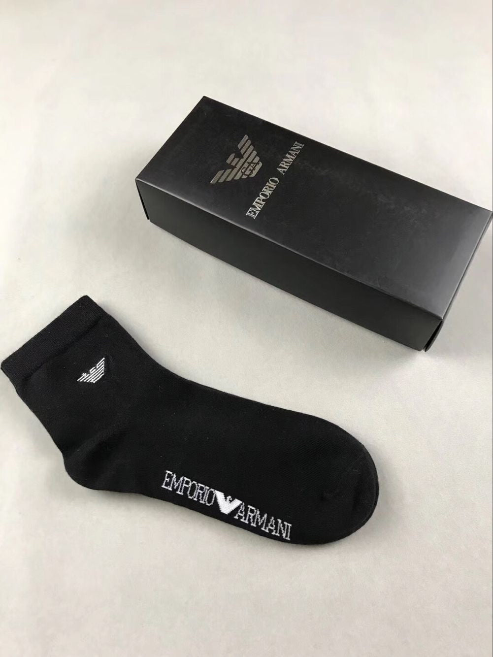 Armani Minimal Eagle Ankle Socks - Boxed Set of 5 Pairs - image 7