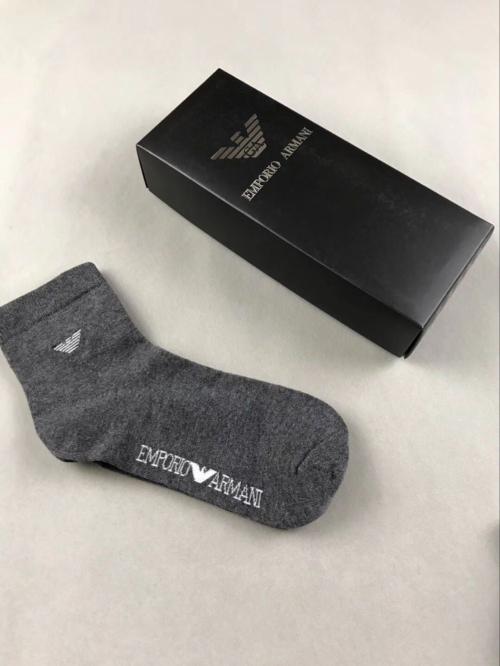 Armani Minimal Eagle Ankle Socks - Boxed Set of 5 Pairs - image 9