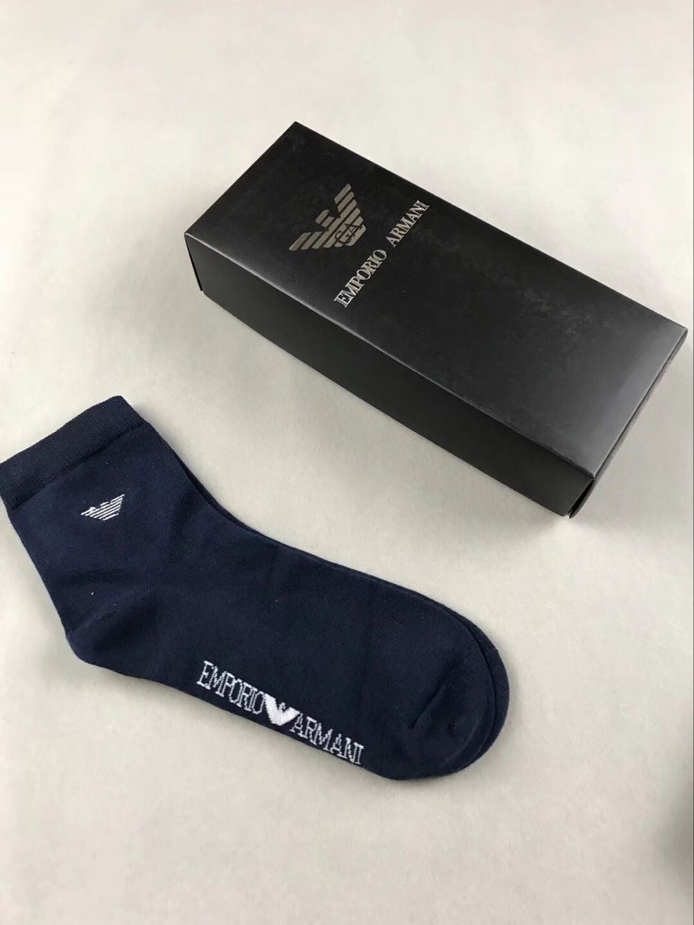 Armani Minimal Eagle Ankle Socks - Boxed Set of 5 Pairs - image 8