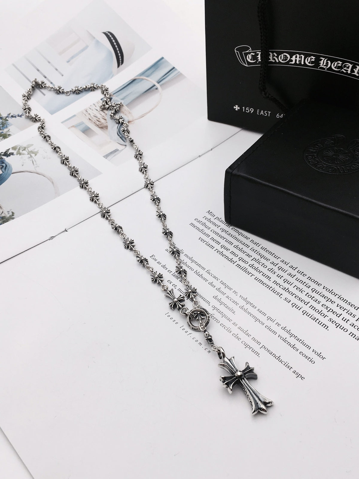Chrome Hearts Adjustable Cross Pendant Necklace - album image 4