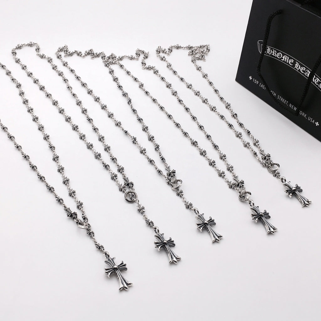 Chrome Hearts Adjustable Cross Pendant Necklace - album image 3