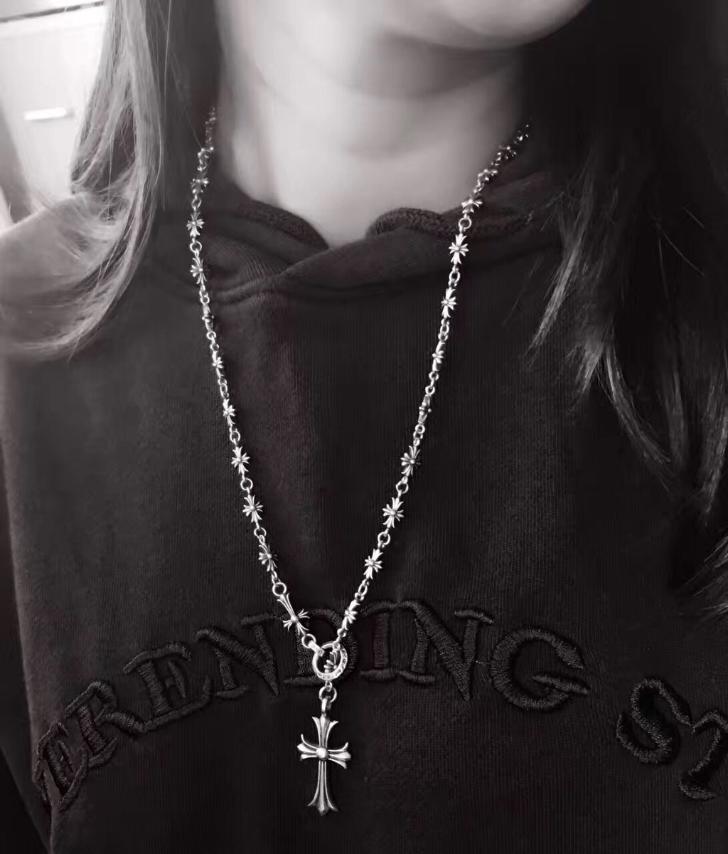 Chrome Hearts Adjustable Cross Pendant Necklace - album image 6