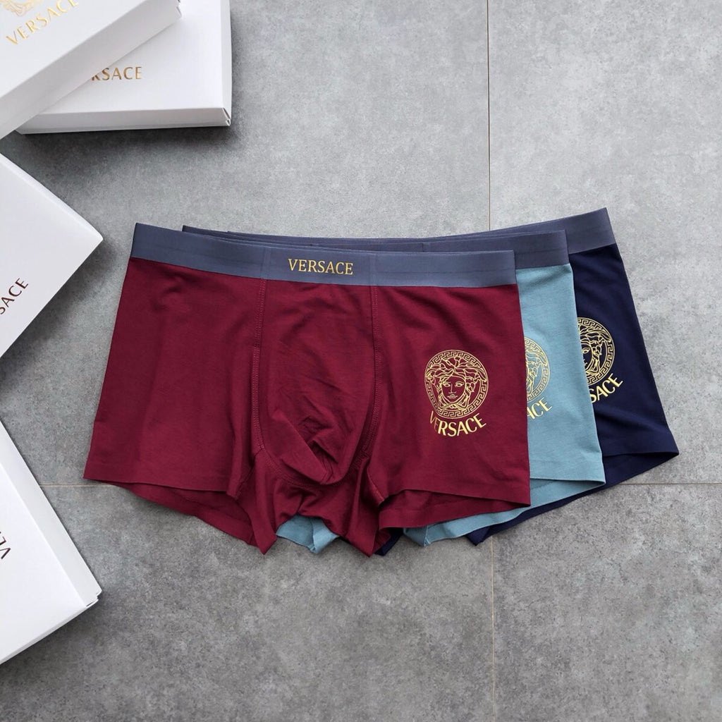 Versace small circular medusa boxer briefs - view 11