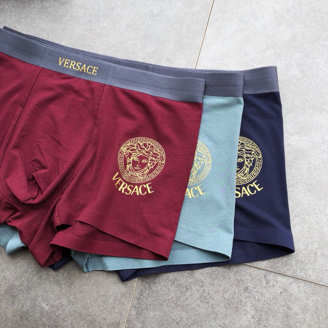 Versace small circular medusa boxer briefs - view 12