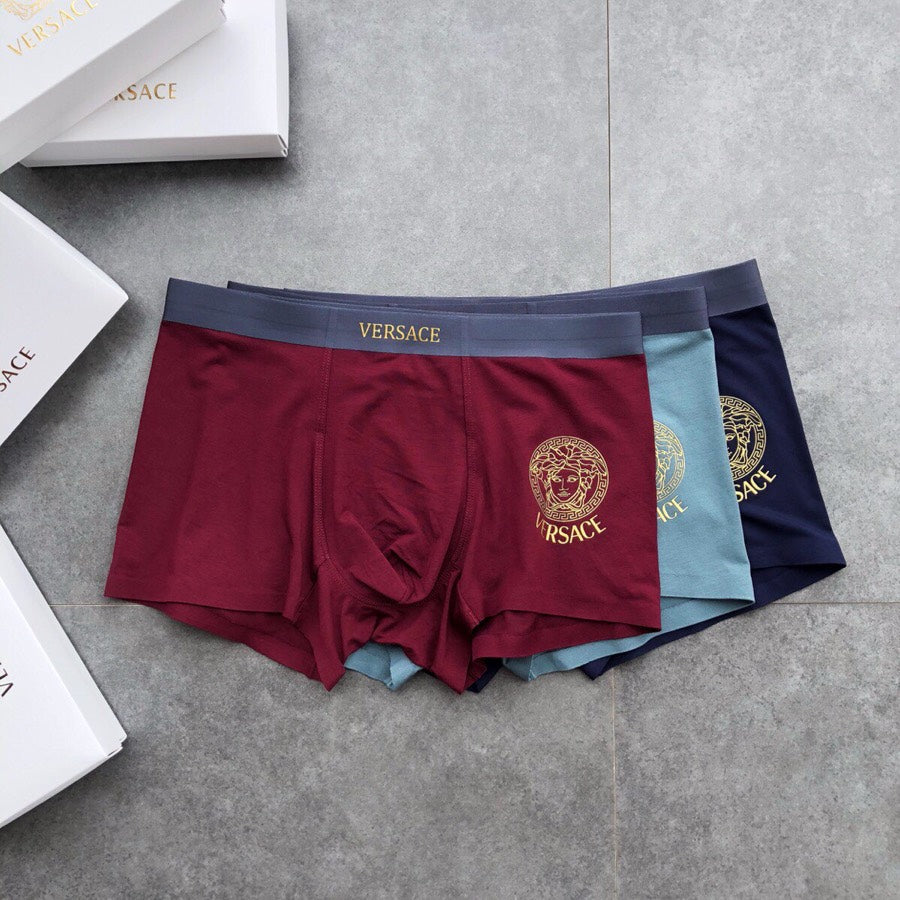Versace small circular medusa boxer briefs - view 3