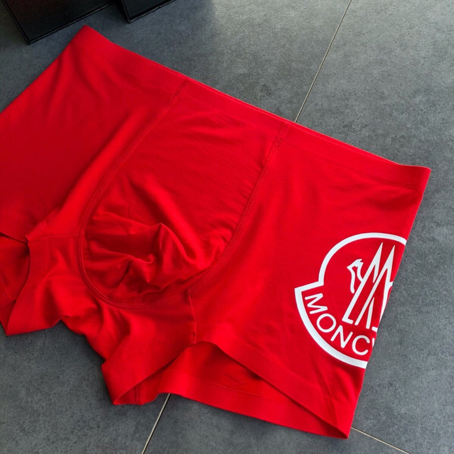 Moncler red oversized white crest boxer briefs - view 5