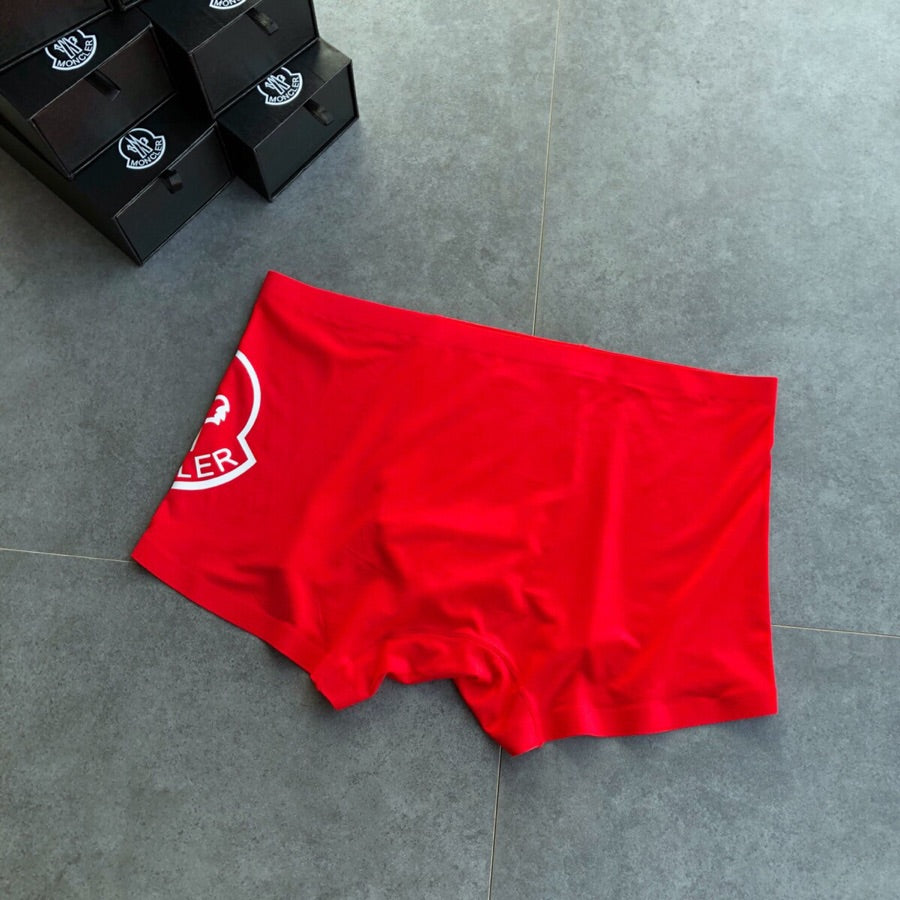 Moncler red oversized white crest boxer briefs - view 8