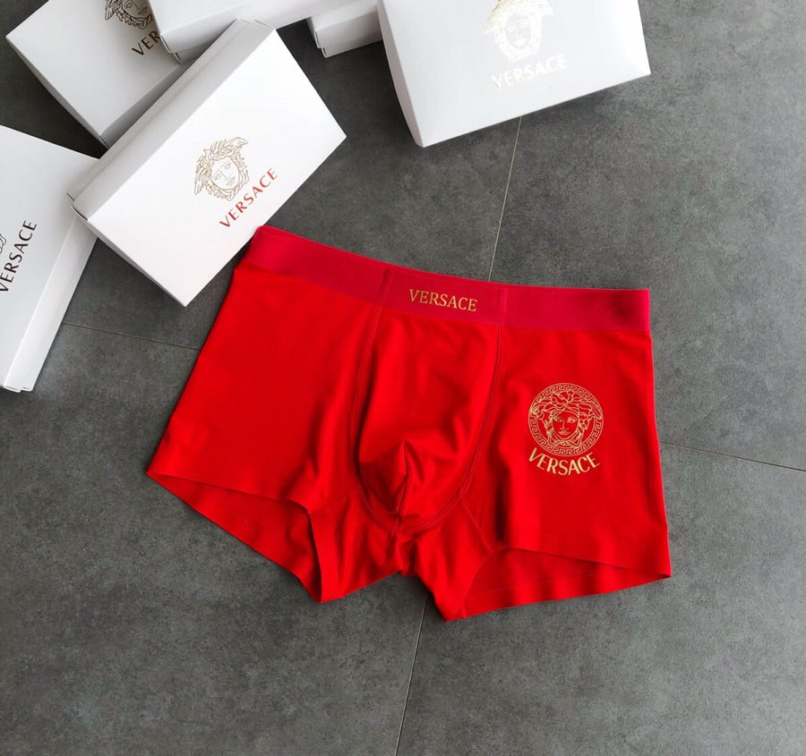 Versace red gold medusa boxer briefs - view 5