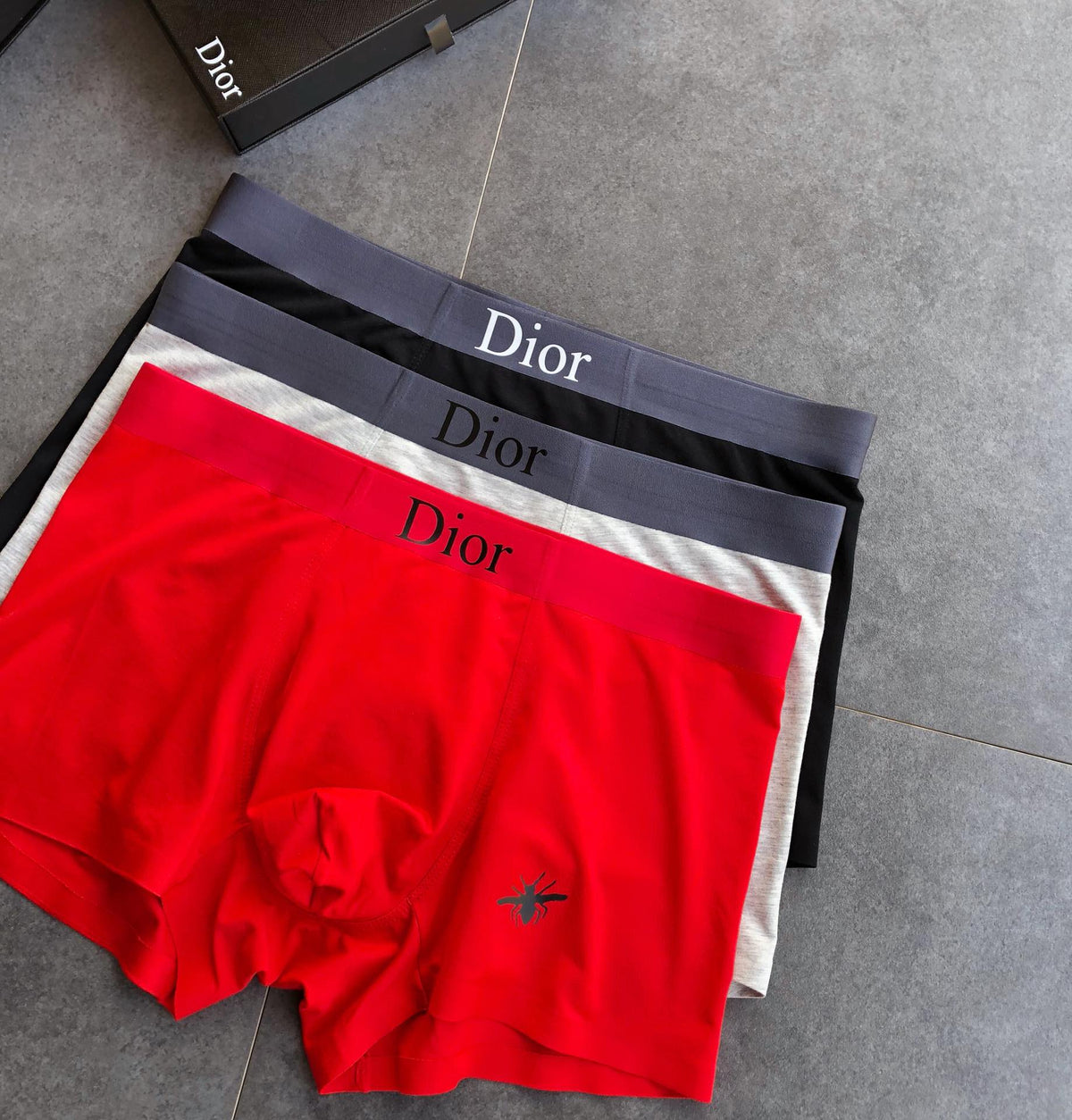 Dior minimal contrast bands boxer briefs - view 2