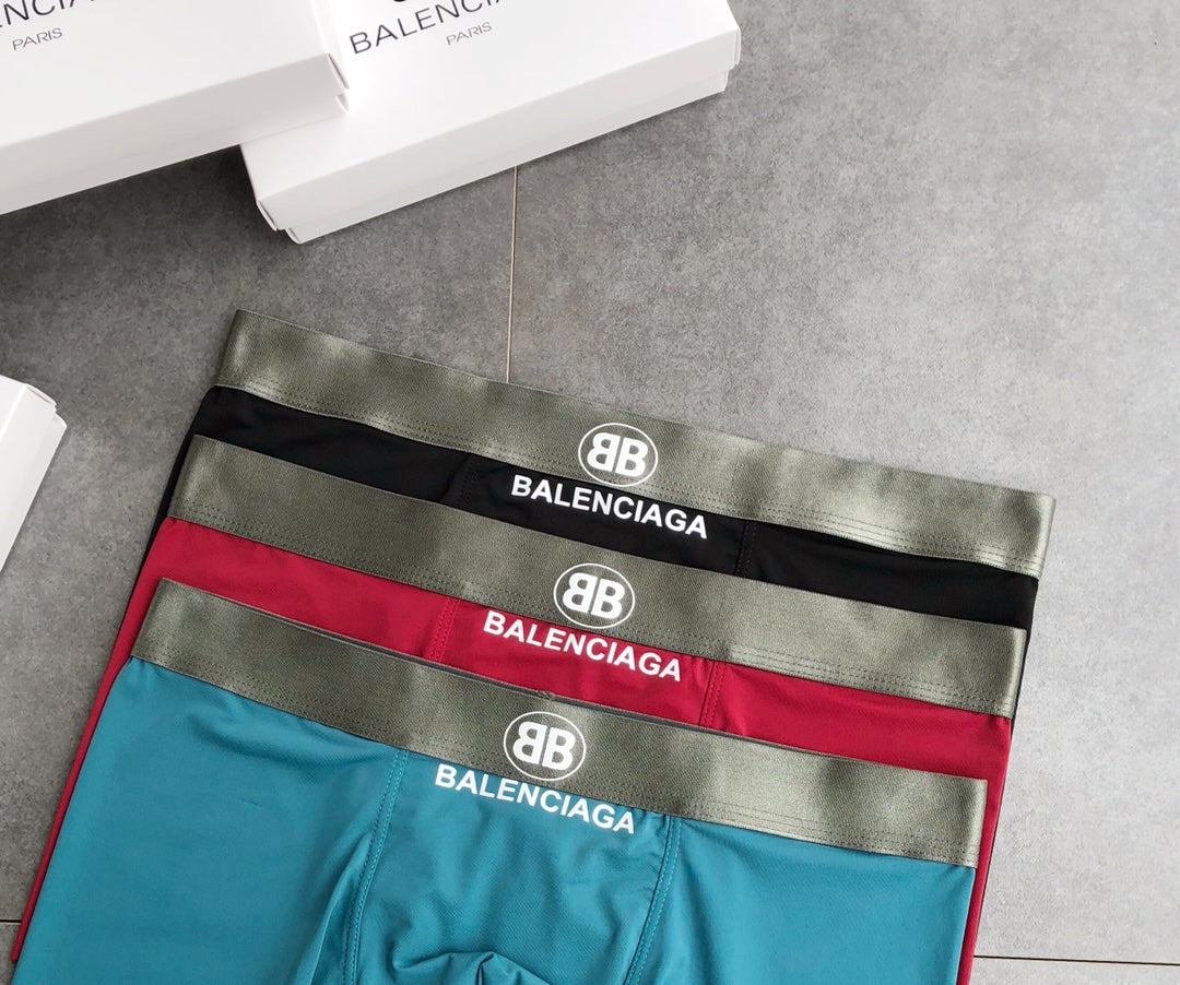 Balenciaga boxed bb lettering boxer briefs - view 4