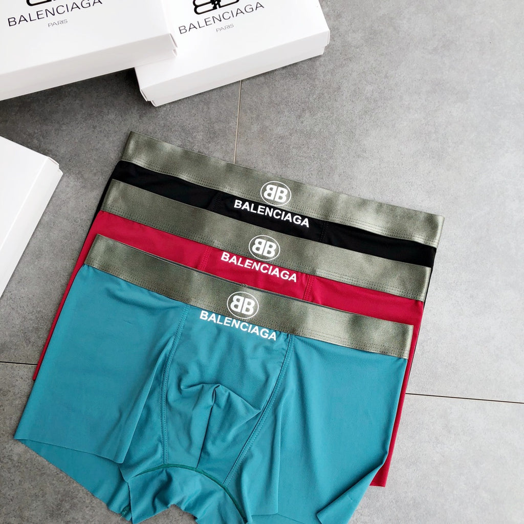 Balenciaga boxed bb lettering boxer briefs - view 3