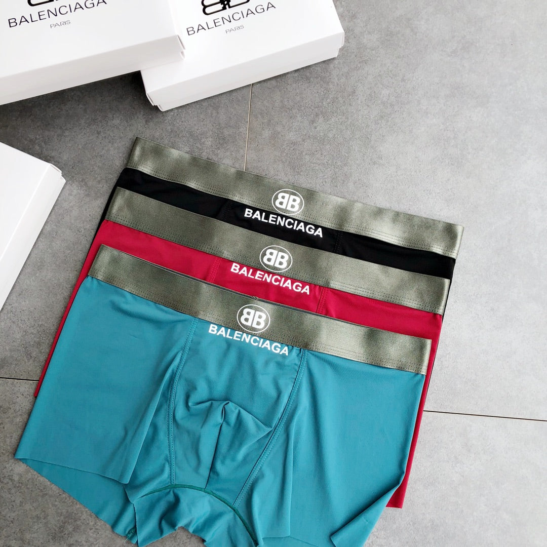 Balenciaga boxed bb lettering boxer briefs - view 3