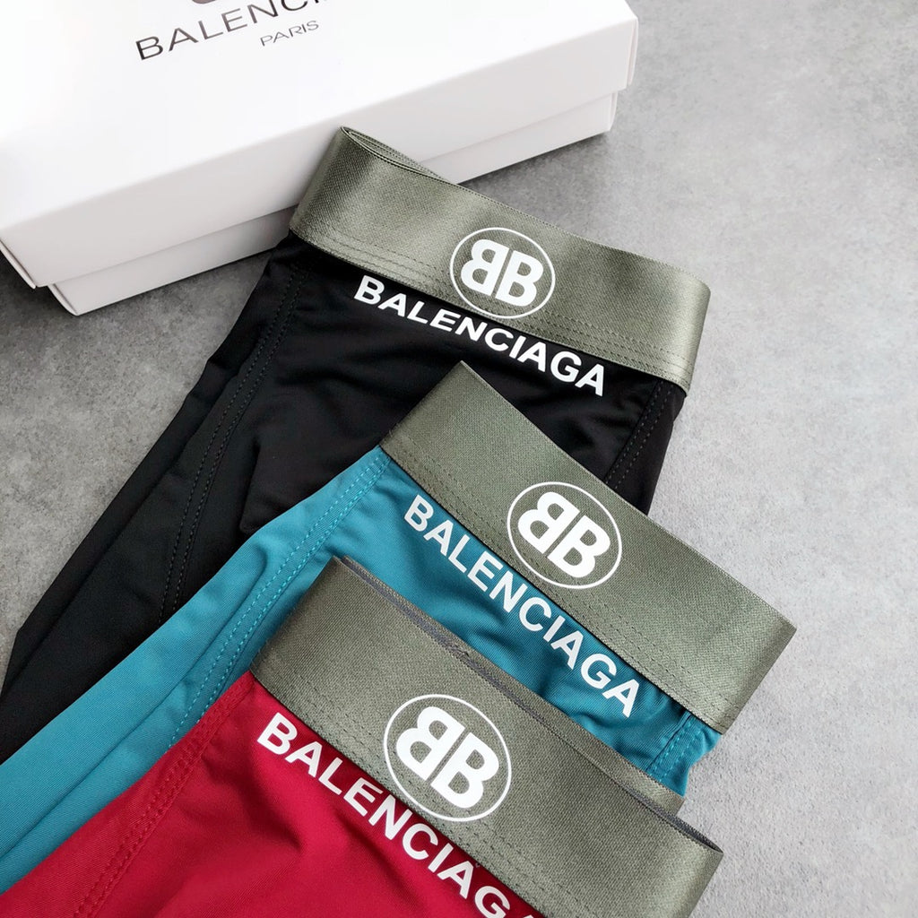 Balenciaga boxed bb lettering boxer briefs - view 2