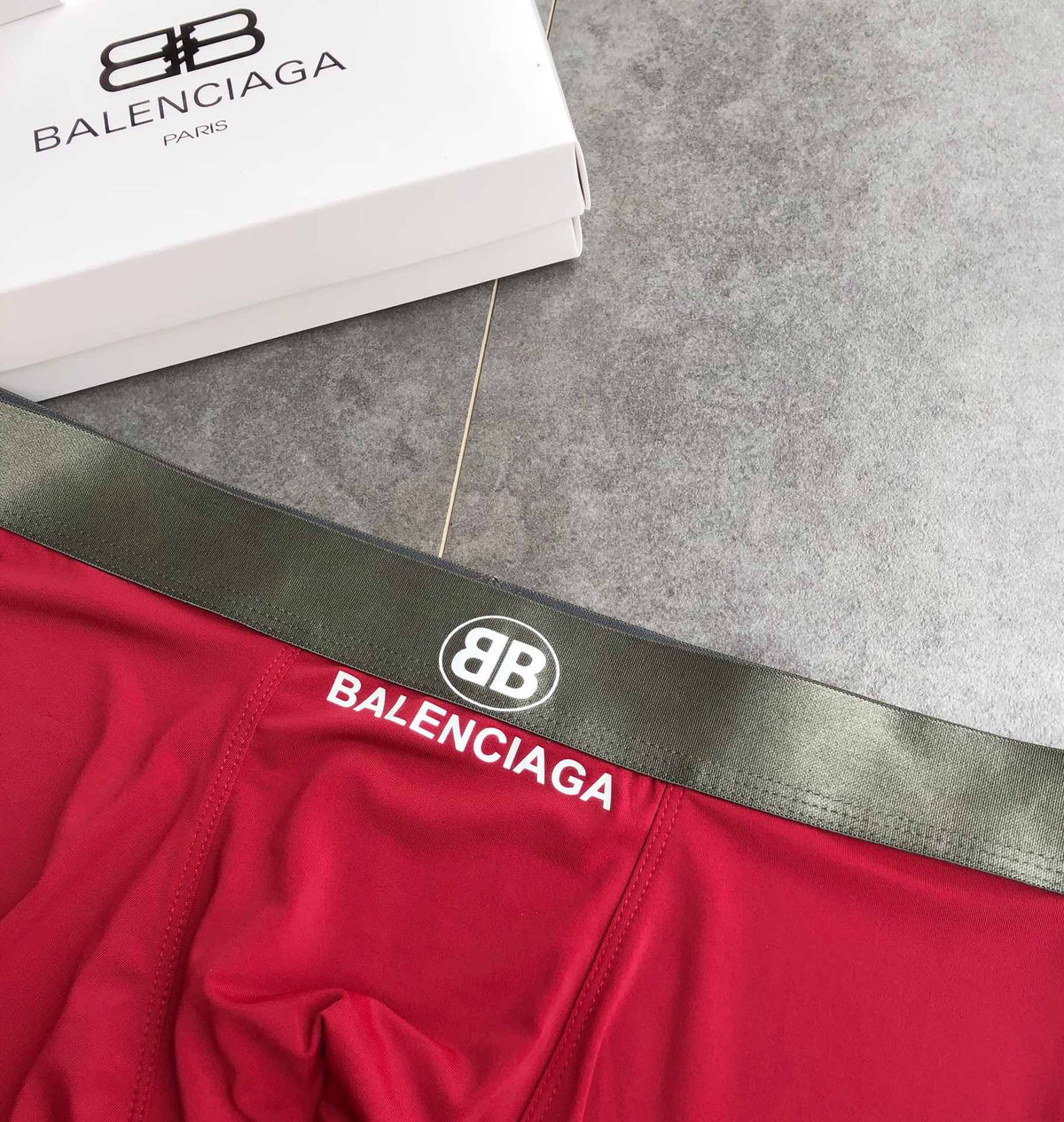 Balenciaga boxed bb lettering boxer briefs - view 7
