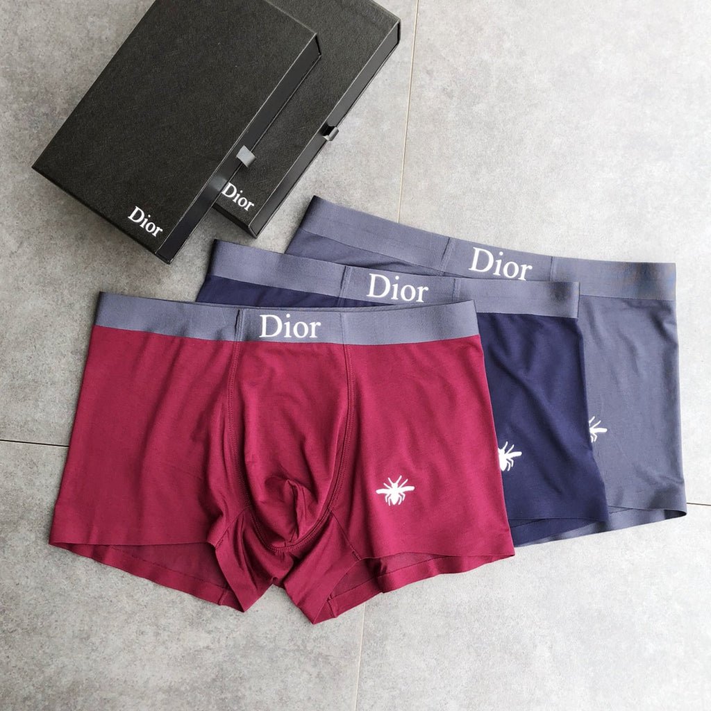 Dior small white bee boxer briefs - view 2