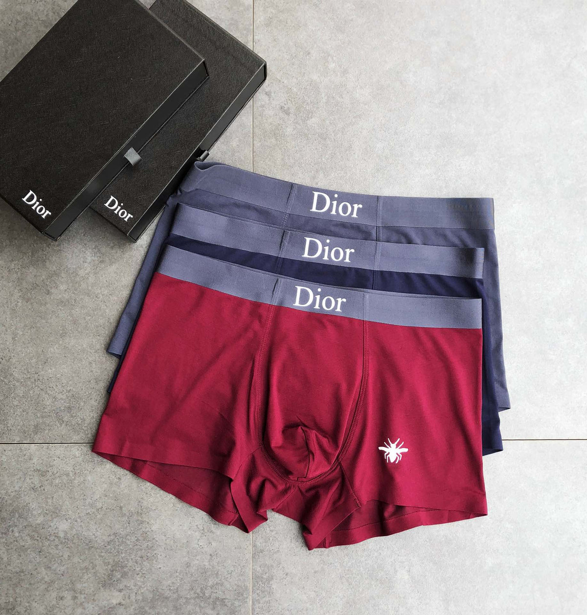 Dior small white bee boxer briefs - view 9