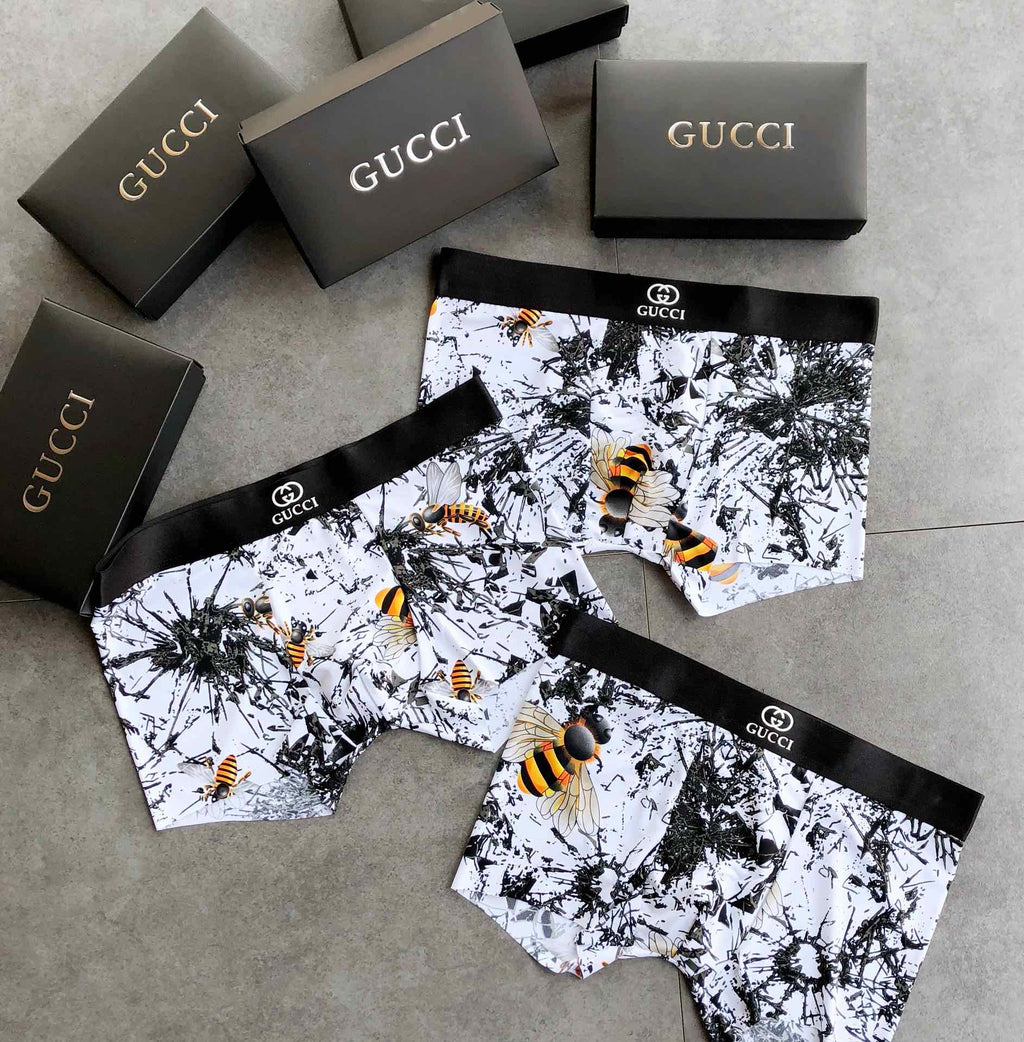 Gucci Boxed Underwear - Black And White Logo - 3-Piece Box - image 3