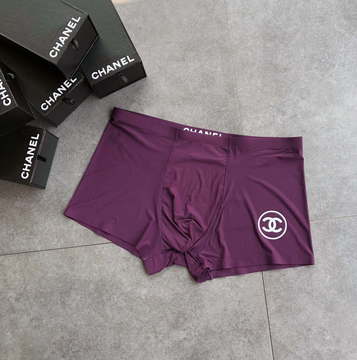Chanel bright circular side emblem boxer briefs - view 4