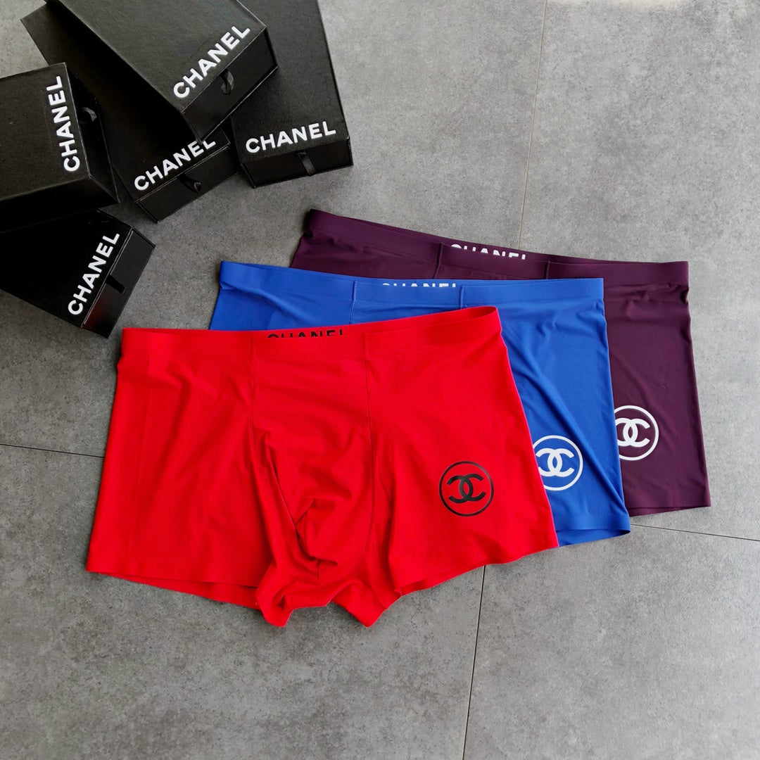 Chanel bright circular side emblem boxer briefs - view 3