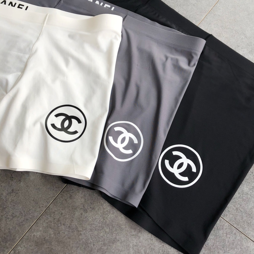 Chanel neutral circular side emblem boxer briefs - view 4