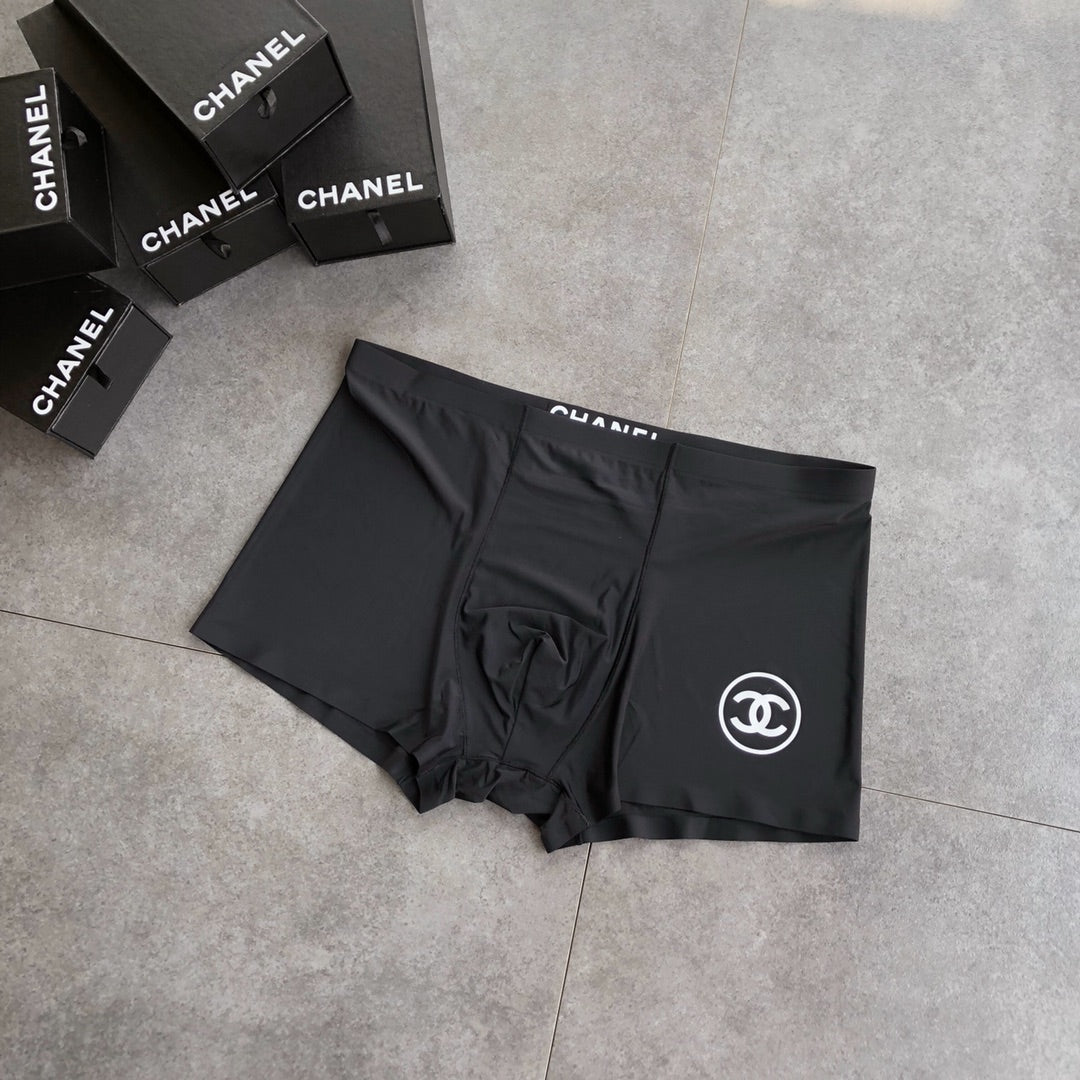 Chanel neutral circular side emblem boxer briefs - view 6