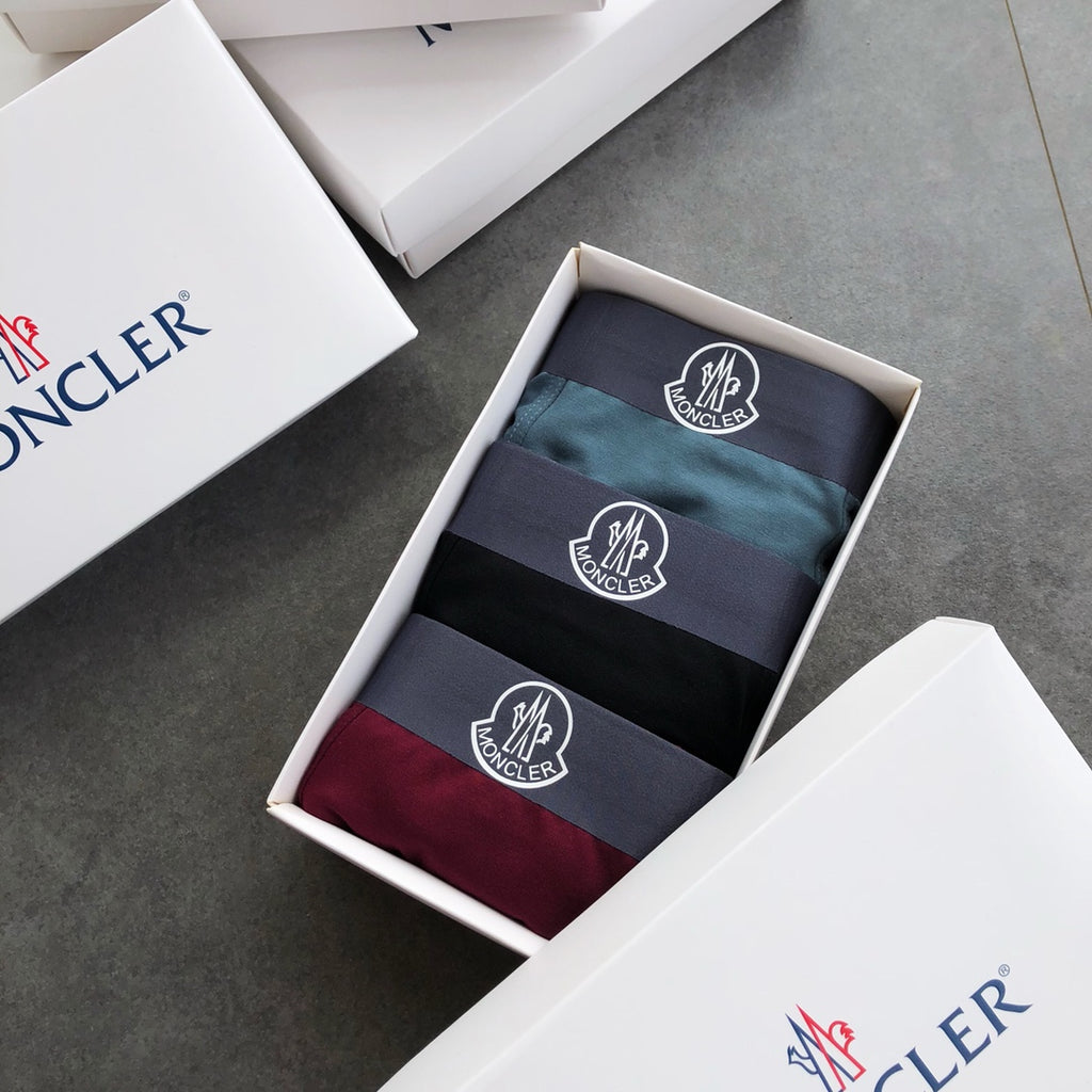 Moncler dark waist white crest boxer briefs - view 1