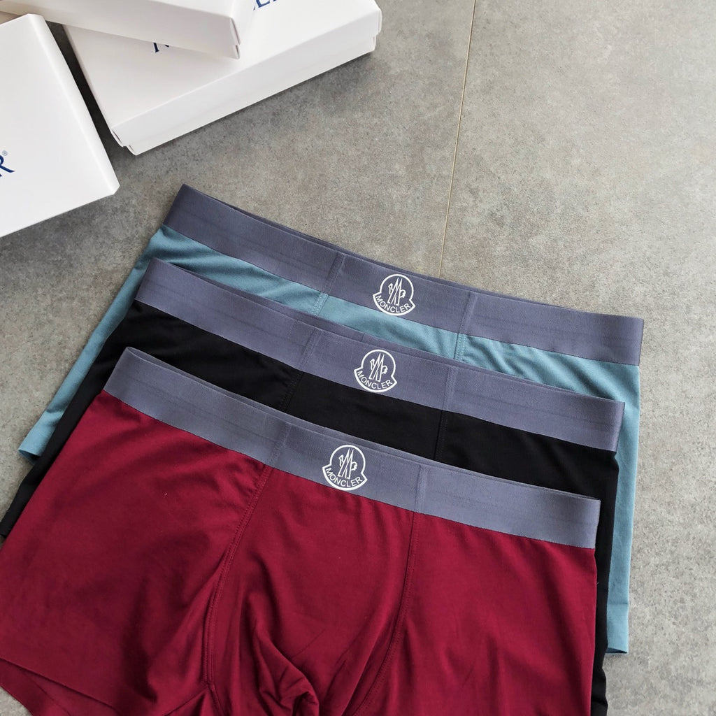 Moncler dark waist white crest boxer briefs - view 3