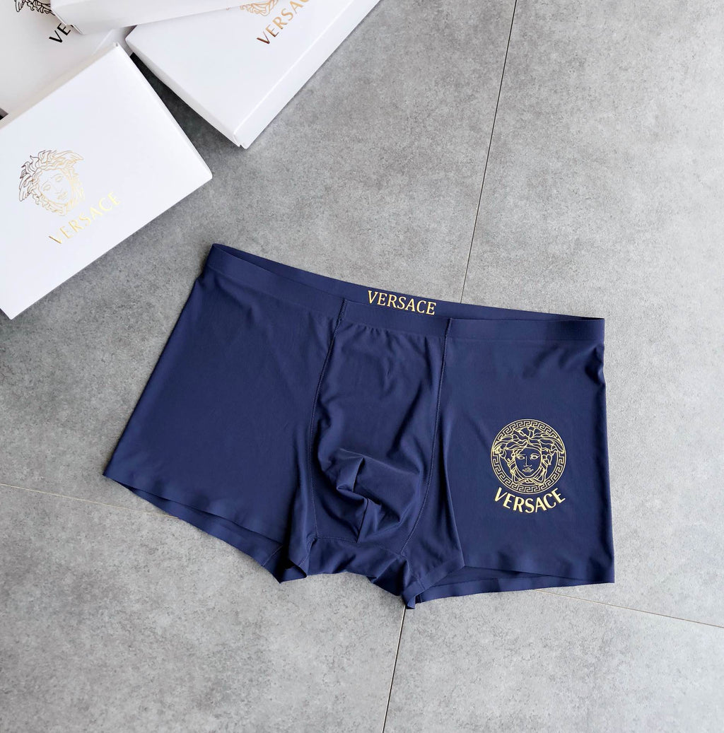 Versace large medusa wordmark boxer briefs - view 5