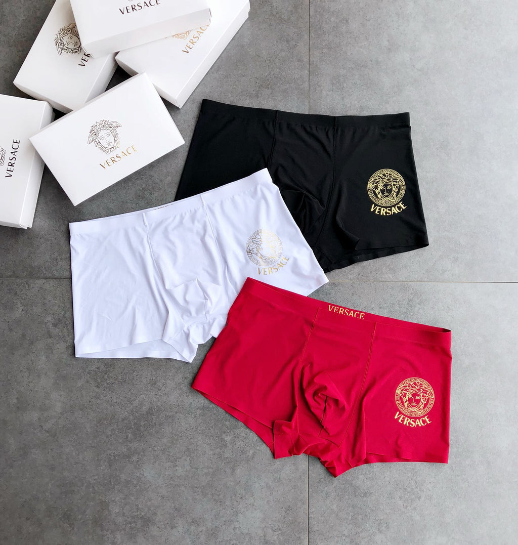 Versace large gold medusa boxer briefs - view 2
