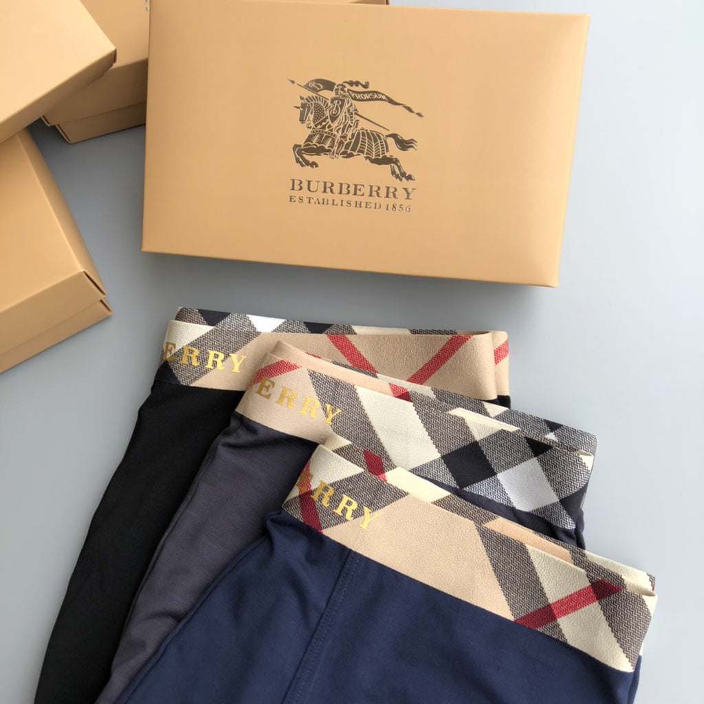 Burberry diagonal check neutrals boxer briefs - view 2